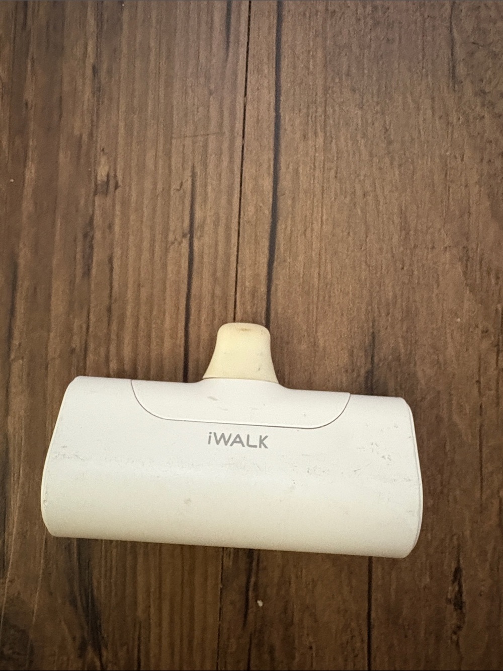 Portable White Charger — Compact Power Bank